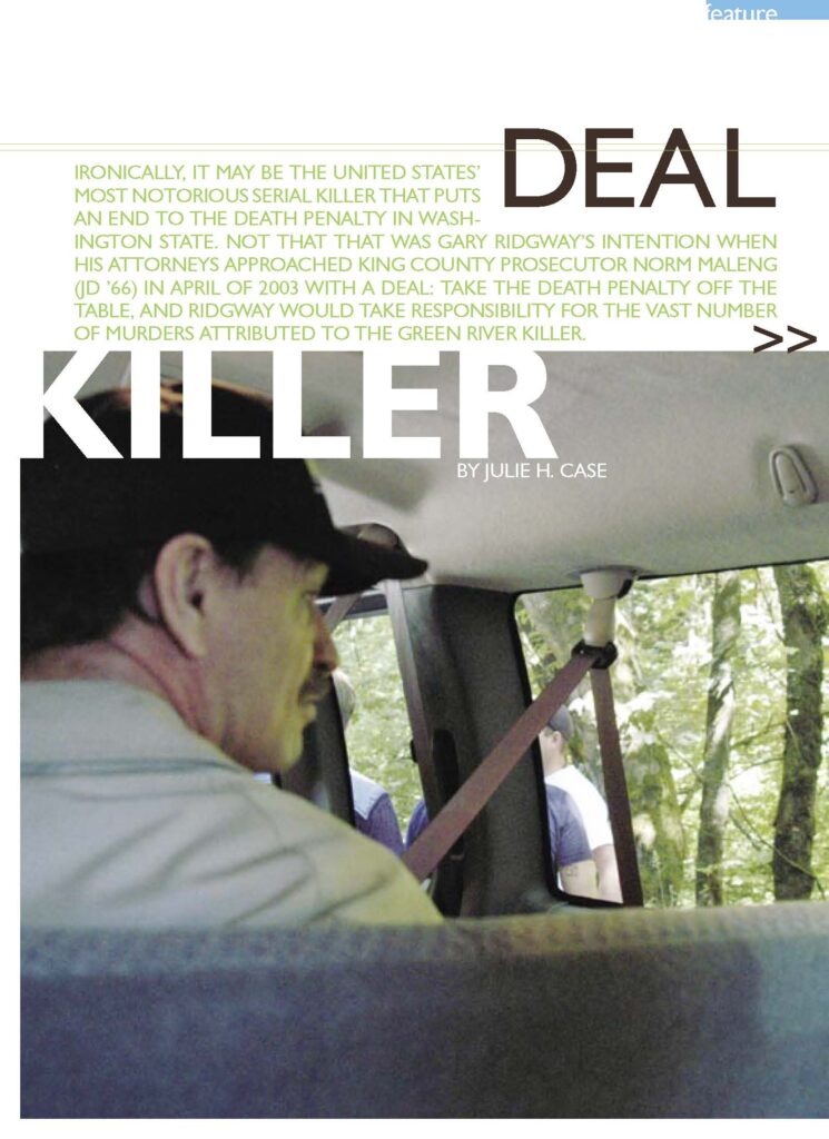 Gary Ridgway plea deal article 1